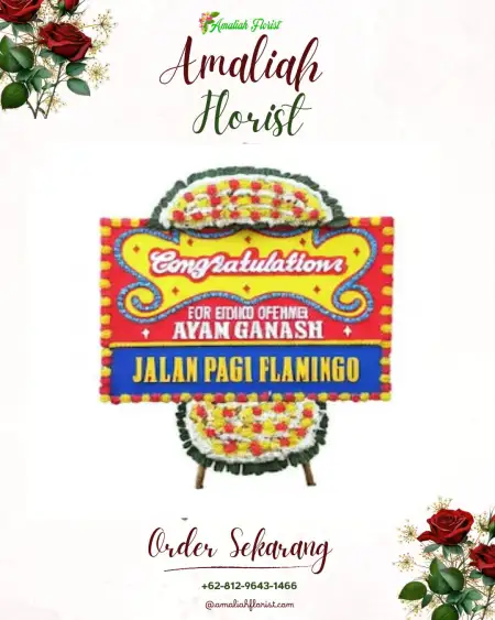 Sewa Papan Bunga Tomalou