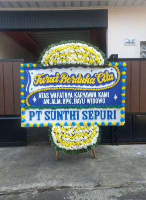 Papan Bunga Duka di Tomalou